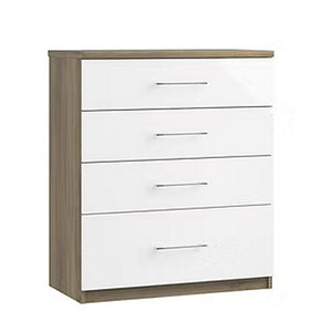 Catania - 4 DRAWER CHEST (WITH ONE DEEP DRAWER)