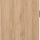 Miami 3 Door Wardrobe - Oak Effect/Black