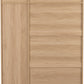 Miami 3 Door Wardrobe - Oak Effect/Black