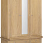 Windsor 3 Door 2 Drawer Wardrobe - Natural Oak
