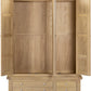 Windsor 3 Door 2 Drawer Wardrobe - Natural Oak