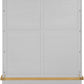 Windsor 3 Door 2 Drawer Wardrobe - Pebble Grey/Oak