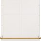 Windsor 3 Door 2 Drawer Wardrobe - Ivory/Oak