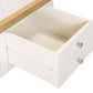 Windsor 3 Door 2 Drawer Wardrobe - Ivory/Oak