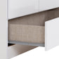 Denver 4 Door 2 Drawer Mirrored Wardrobe - White Gloss