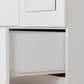 Dakota 2 Door 1 Drawer Mirrored Wardrobe - White