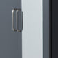 Dakota 2 Door 1 Drawer Mirrored Wardrobe - Dark Grey