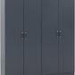 Dakota 4 Door Wardrobe - Dark Grey