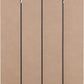 Dakota 4 Door Wardrobe - Dark Grey