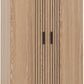Tessa 2 Door Wardrobe - Natural Oak Effect