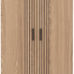 Tessa 2 Door Wardrobe - Natural Oak Effect