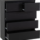 Malvern 3+2 Drawer Chest - Black