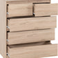 Malvern 3+2 Drawer Chest - Sonoma Oak Effect