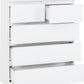 Malvern 3+2 Drawer Chest - White