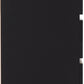 Malvern 5 Drawer Narrow Chest - Black