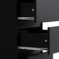 Malvern 5 Drawer Narrow Chest - Black