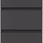 Malvern 5 Drawer Narrow Chest - Grey