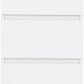 Malvern 5 Drawer Narrow Chest - White