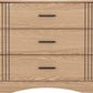 Tessa 3 Drawer Chest - Natural Oak Effect