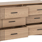 Tessa 6 Drawer Chest - Natural Oak Effect