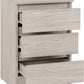 Malvern 3 Drawer Bedside (PAIR) - Urban Snow