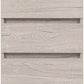 Malvern 3 Drawer Bedside (PAIR) - Urban Snow