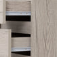 Malvern 3 Drawer Bedside (PAIR) - Urban Snow