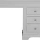 Bordeaux 3 Drawer Dressing Table - Pebble Grey