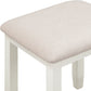 Bordeaux Dressing Table Stool - Ivory/Oat Fabric