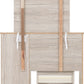Malvern 3 Drawer Dressing Table Set - Urban Snow/Steel Fabric