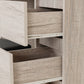 Malvern 3 Drawer Dressing Table Set - Urban Snow/Steel Fabric