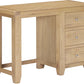 Windsor 3 Drawer Dressing Table Set - Natural Oak/Oat Fabric