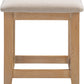 Windsor 3 Drawer Dressing Table Set - Natural Oak/Oat Fabric