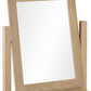 Windsor 3 Drawer Dressing Table & Mirror - Natural Oak