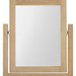 Windsor 3 Drawer Dressing Table & Mirror - Natural Oak