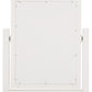 Windsor 3 Drawer Dressing Table & Mirror - Ivory/Oak