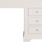 Bordeaux 3 Drawer Dressing Table Set - Ivory/Oat Fabric