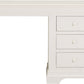 Bordeaux 3 Drawer Dressing Table Set - Ivory/Oat Fabric
