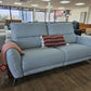 Sorrento Electric Recliner Grey 3 Seater
