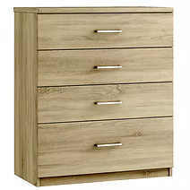 Modena - 4 DRAWER CHEST (WITH ONE DEEP DRAWER)
