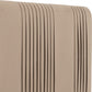 Maine 4'6" Bed - Taupe Velvet Fabric
