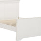 Bordeaux 4'6" Bed High Foot End - Ivory