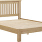 Windsor 5' Bed Low Foot End - Natural Oak