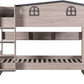 Hector Small Double Bunk Bed - Ash Grey
