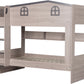 Hector Small Double Bunk Bed - Ash Grey