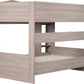 Hector Small Double Bunk Bed - Ash Grey