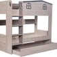Hector Bunk Bed & Trundle Set - Ash Grey