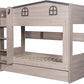 Hector Bunk Bed & Trundle Set - Ash Grey