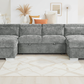Alaya Sofabed Grey U Shape Corner