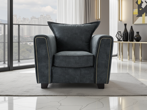 Serena Sofa Black Armchair